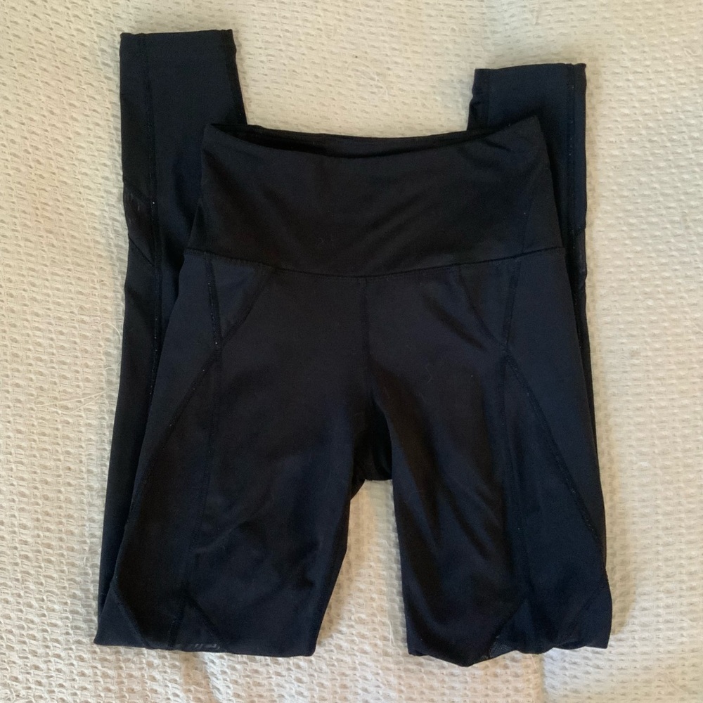 Free People FP Movement Black High Rise Yoga Workout Leggings Hiking Pants
